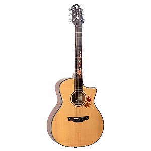Violão Crafter Aço Grand Auditorium KAL-MAHO Premium Aniversário com Equalizador DS-2