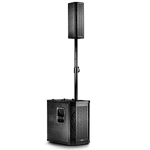 Sistema de Som Torre Amplificado PA ATIVO 300Wrms GRT10 APP - Bluetooth | USB | Profissional - FRAHM