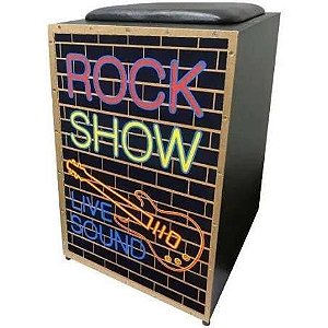 Cajon Acústico Inclinado Jaguar CJ1000 K2 Rock Show