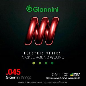 Corda de Contrabaixo 4 Cordas .045 GEEBRS GIANNINI