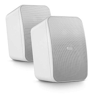 Caixa De Som Passiva Para Ambiente Externo Cs5 Frahm Par 80w  Branco