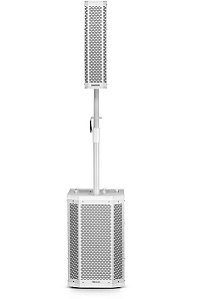 Sistema De Som Torre Amplificado Pa Ativo Grt12 Frahm Branco - Portátil - 500w Rms - Bluetooth - Usb