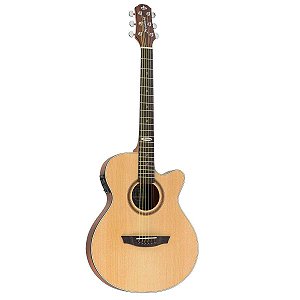 Violão Flat Eletroacústico Strinberg Sf200c Ns Natural Fosco - Cordas De Aço - Tarraxas Blindadas Cr