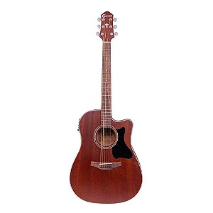 Violão Crafter Folk HD-100CE Eletroacústico Cutaway - Tampo Mogno - Cordas de Aço