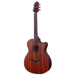 Violão Crafter Orchestra HT-100CE/ALM Eletroacústico Cutaway - Tampo Mogno - Cordas de Aço