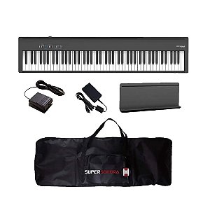 Piano Digital Roland FP-30X Preto 88 Teclas BK + Capa