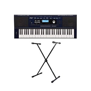 Teclado Roland E-X30 Arranjador - 61 Teclas + Suporte Em X