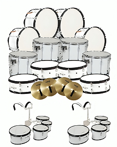 Kit Fanfarra Marching Band com 16 Instrumentos – Dreamer + Brinde