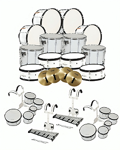 Kit Fanfarra Marching Band com 18 Instrumentos – Dreamer + Brinde