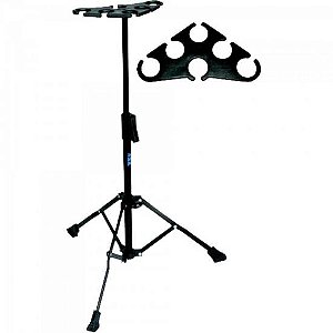 Suporte para 6 microfones Pedestal Descanso M6 ASK
