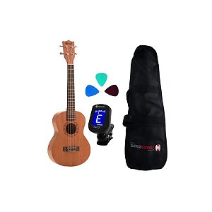 Kit Ukulele Tenor Namastê NU25MLQ Acústico Spanking + Capa + Afinador + Palhetas