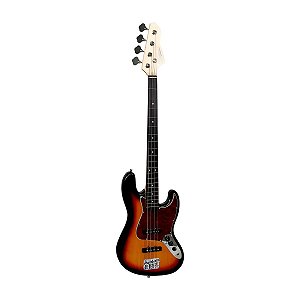 Contrabaixo Giannini GB-100 Jazz Bass Elétrico Passivo Sunburst/Turtle