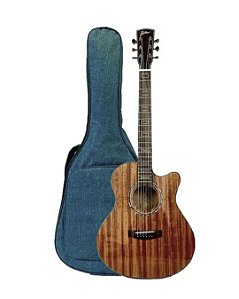 Violão Zellmer Pilgrim Elétrico Mahogany Fosco + Capa