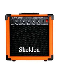 Amplificador Sheldon Para Guitarra GT1200 Laranja