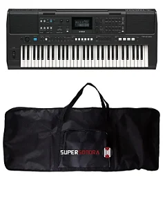 Kit Teclado Yamaha PSR-E483 + Capa