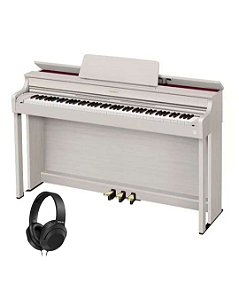 Piano Digital Casio Celviano AP-300 Bege com 88 Teclas + Banqueta + Fone