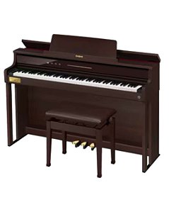 Piano Digital Casio Celviano AP-750 Marrom - 88 Teclas + Banqueta