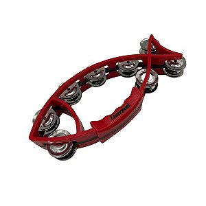 Pandeiro Meia Lua Peixe 4" Vermelho Liverpool