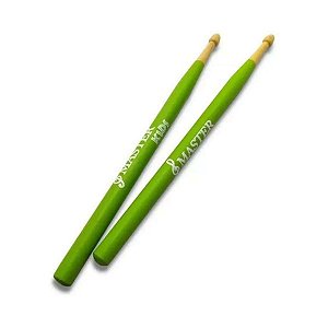 Baqueta Infantil Par Master Kids Colors Verde Liverpool