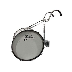 Bumbo Marcial Zellmer Combat 24 x 14" - Com Colete Carrier