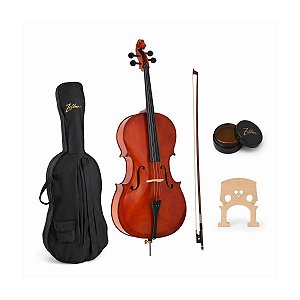 Violoncelo Zellmer 4/4 Natural Com Capa ZLM44NC