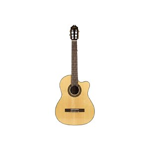 Violão Eletroacustico Classico Primevo Zellmer Spruce Cutaway Brilhante