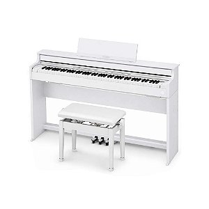 Piano Digital Casio Celviano AP-S450 Branco 88 Teclas Com Estante + Banqueta