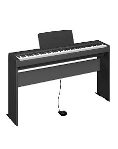 Piano Digital Yamaha P-145 - 88 Teclas + Estante L-100 Yamaha + Pedal
