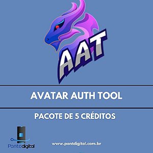 Avatar Auth Tool - Pacote de 5 créditos