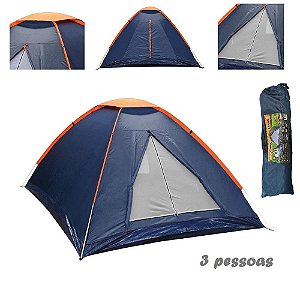 Barraca Panda 3 pessoas Nautika p/ Camping Viagem Outdoor