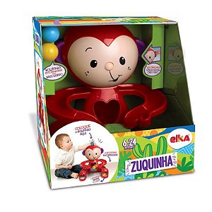 Boneco de Atividades Macaco Zuquinha Elka Brinquedo Infantil