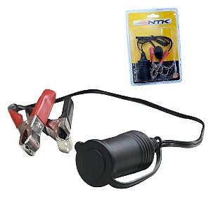 Adaptador Jacaré Bateria 12v Nautika Carro Lancha Barco