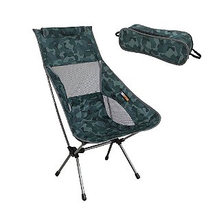 Cadeira Dobrável Kamel Azteq Compacta 100kg Camping Viagem