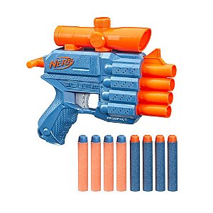 Lançador de Dardos Nerf Prospect QS-4 Hasbro + 8 Dardos