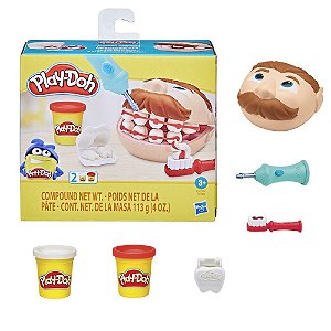 Massinha Play-Doh Kit Brincando de Dentista Hasbro Criança