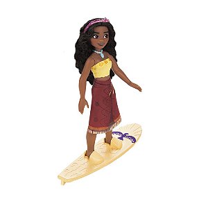 Boneca Moana Disney Princesa Surfista com Prancha Hasbro