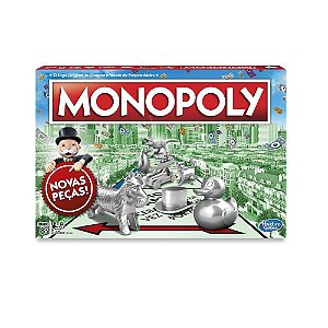 Jogo de Mesa Tabuleiro Monopoly Novo Hasbro Brinquedo C1009