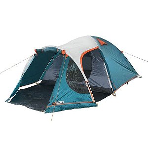 Barraca Indy 4/5 pessoas Nautika Grande Camping Impermeável c/ Avanço