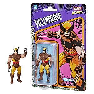 Boneco Wolverine Retrô Marvel Legends X-Man Hasbro F3810