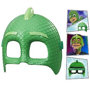 Máscara Lagartixo Verde Desenho Pj Masks Infantil Confortável - F2140