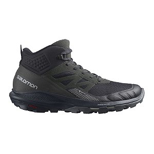 Bota de Trilha Masculina Salomon Outpulse Mid GTX Gore-Tex Preto