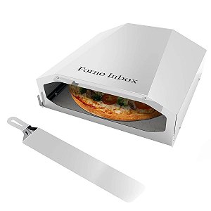 Forno de Pizza Portátil Para Fogão Churrasqueira Inbox Inox Saro