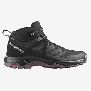 Bota de Trilha Feminina Salomon Exeo Mid GTX Gore-Tex Preta