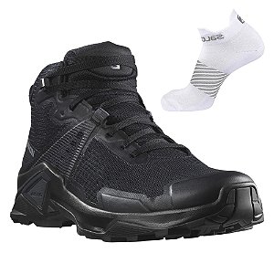 Bota Masculina X Raise 2 MID GTX + Meias XA Salomon Camping