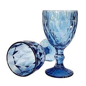 Jogo de Taças Diamante Blue 300 ml 6 Peças Vidro