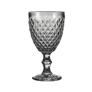 Jogo de Taças Ametista Cinza 300 ml 6 Peças Vidro