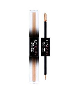 Huda Beauty Matte & Metal Melted Double Faux Fur & Bamboo Hoops