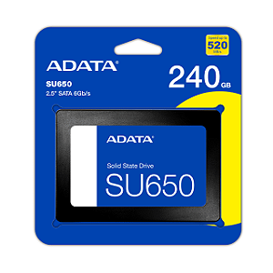 SSD ADATA 240GB 2,5 SATA 3 ASU650SS240GTR