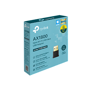 ADAPTADOR USB TP-LINK ARCHER TX20U WI-FI6 AX1800 NANO DUAL BAND