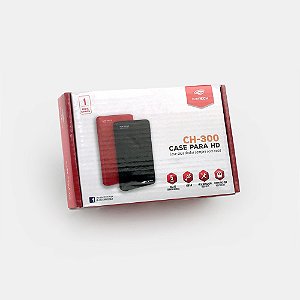 GAVETA PARA HDD EXT 2,5 C3TECH CH-300BK USB 3.0 PRETA